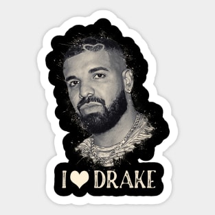 I Love Drake Sticker